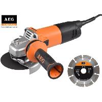 Meuleuse Meuleuse électrique - AEG POWERTOOLS - WS10-125SK - 1000W - 125mm - Métal - Orange