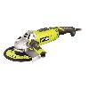 Meuleuse RYOBI - Meuleuse d'angle 2 000 W 230mm - poignée 180° - coffret antichocs + coffret. disque métal 230mm & clé de service - EAG2000RS