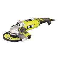 Meuleuse RYOBI - Meuleuse d'angle 2 000 W 230mm - poignee 180o - coffret antichocs + coffret. disque metal 230mm et cle de service - EAG2000RS