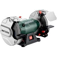 Meuleuse Touret a meuler - METABO - DS 200 Plus - Meules en corindon brun - Pare-etincelles - Porte-piece