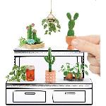 Jeu De Cuisine Creative - Jeu Culinaire MGA Miniverse - Botanicals - Jeu Créatif - Mini plantes - Loisirs créatif et décoratif en résine - Non Comestible - 8 ans et plus -