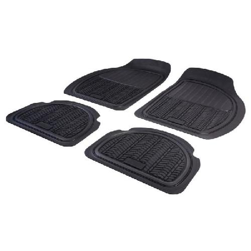 Tapis De Sol Michelin 4 Tapis Universels Caoutchouc noir