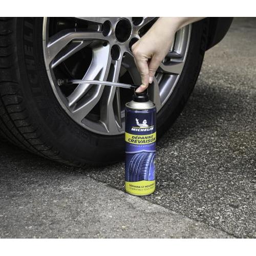 Bombe Anti-crevaison MICHELIN Depanne Crevaison 500ml - Tuyau plastique