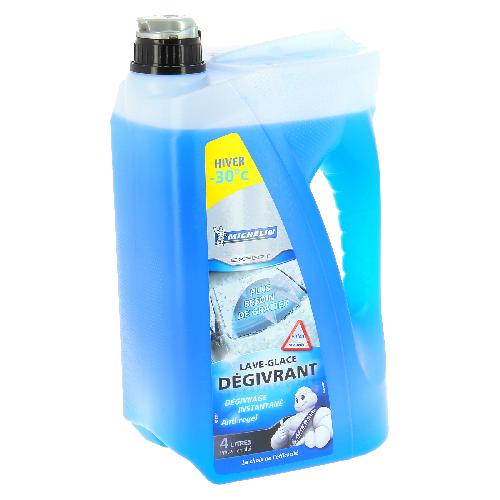 Liquide Lave-glace MICHELIN lave glace degivrant -30degres 4 Litres