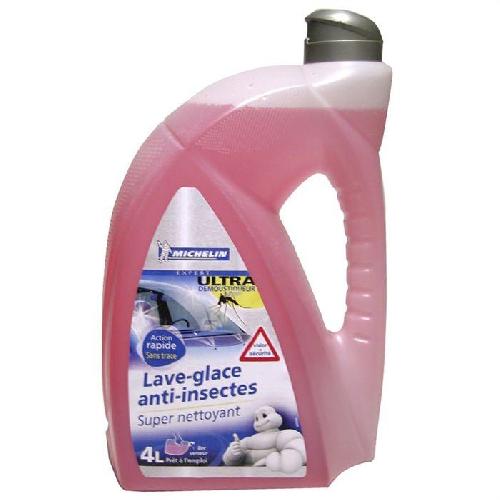 Liquide Lave-glace MICHELIN Lave-glace ete - Anti-insectes - 4 Litres