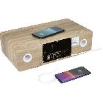 Chaine Hi-fi Micro-chaine Bluetooth - THOMSON - Blanche et Noire - Radio FM-CD-MP3-USB. 60W. Egaliseur