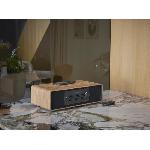 Chaine Hi-fi Micro-chaine Bluetooth - THOMSON - Bois-Noir - Radio FM-DAB+-CD-MP3-USB-Induction. 60W. Affichage LCD. Telecommande. Alim. 230V