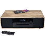 Chaine Hi-fi Micro-chaine Bluetooth - THOMSON - Noir - Radio FM-CD-MP3-USB-Induction. 60W. Egaliseur. Telecommande. Alim. 230V