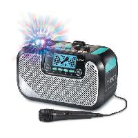 Micro - Karaoke Enceinte Karaoké VTECH - Supersound Karaoke - 40W - Noir et gris - Pour enfants a partir de 14 ans