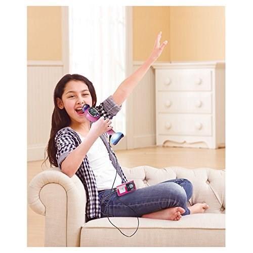 Micro Karaoke Enfant VTECH Kidi Super Star Moov' Rose - 6 ans et +