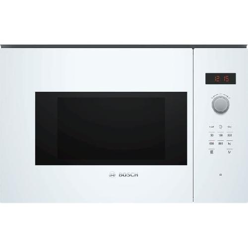 Micro-ondes Micro-onde encastrable - BOSCH SER4 - BFL523MW1F - Blanc - 59.4 x 31.7 x 38.2 cm