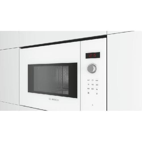 Micro-ondes Micro-onde encastrable - BOSCH SER4 - BFL523MW1F - Blanc - 59.4 x 31.7 x 38.2 cm