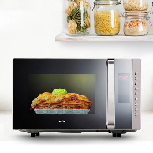 Micro-ondes Micro-ondes combiné MEDION MD17495 - 23L - 800W - 1200W Grill - Pose libre - Argent