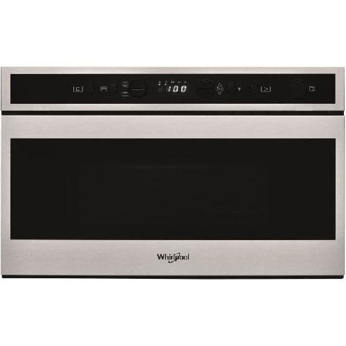 Micro-ondes Micro-ondes encastrable - WHIRLPOOL W6MN840 - Gris et noir - 22 L -  750 W - Gril 700 W - Inox anti-traces