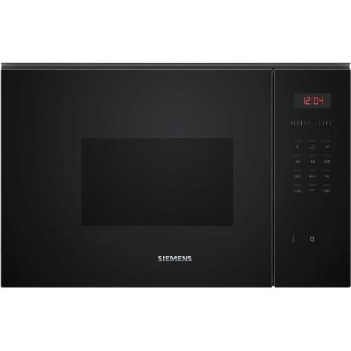 Micro-ondes Micro-ondes+grill encastrable - SIEMENS IQ300 - BE523LMB1F - Noir - 1 mode de cuisson - 38.2 x 59.4 x 31.7 cm