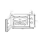 Micro-ondes Micro-ondes - OCEANIC - OCEAMO20B12 - 20L - noir - Monofonction