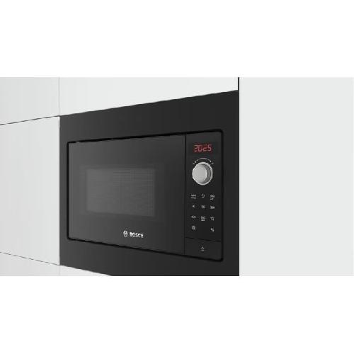 Micro-ondes Micro-ondes simple encastrable - BOSCH SER2 - BFL523MB3F - Noir - 20 L - Largeur 50cm