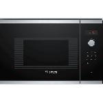 Micro-ondes simple encastrable - BOSCH SER4 - BFL523MS1F - Inox - 20 L - 38.2 x 59.4 x 31.7 cm