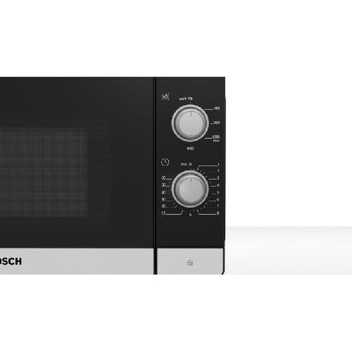 Micro-ondes Micro-ondes simple pose-libre - BOSCH SER2 - FFL020MS2F - Noir - 1 mode de cuisson - 26 x 44.2 x 34.5 cm