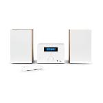 Chaine Hi-fi Microchaine - THOMSON - COSY MIC121BT - Lecteur CD. Bluetooth. Radio FM. MP3. USB - Bois et Blanc