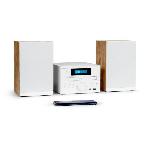 Chaine Hi-fi Microchaine - THOMSON - COSY MIC121BT - Lecteur CD. Bluetooth. Radio FM. MP3. USB - Bois et Blanc