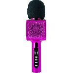 Microphone Karaoke Bluetooth - BIGBEN PARTY - Effets lumineux - Rose