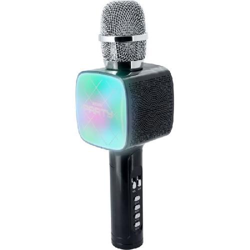 Micro - Karaoke Microphone Karaoké Bluetooth BIGBEN Party - Effets sons et lumieres - Noir