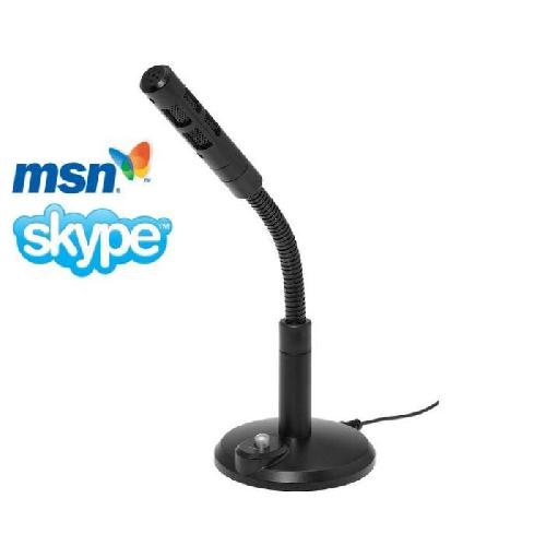 Casque  - Microphone Microphone sur pied Bluestork FLEXI MIC - Micro flexible avec technologie d'annulation du bruit ambiant
