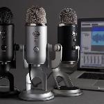 Microphone Pc Microphone USB Blue Yeti pour Enregistrement. Streaming. Gaming. Podcast sur PC ou Mac - Gris