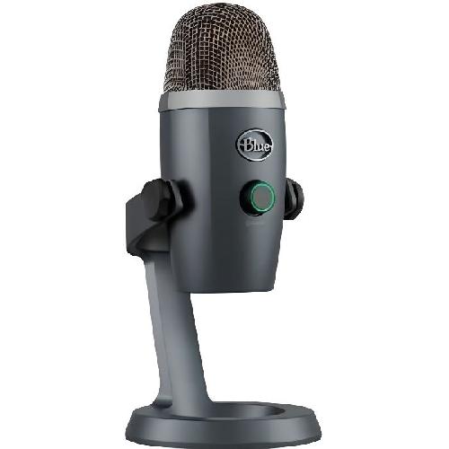 Microphone Pc Microphone USB Premium - LOGITECH G - Yeti - Pour Enregistrement. Streaming. Gaming. Podcast - PC ou MAC - Gris