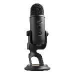 Microphone Pc Microphone USB Premium - LOGITECH G - Yeti - Pour Enregistrement. Streaming. Gaming. Podcast - PC ou MAC - Noir