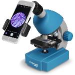 Microscope Microscope 40x-640x - BRESSER JUNIOR - Eclairage LED - kit d'experimentation - bleu