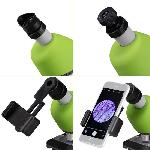 Microscope Microscope 40x-640x - BRESSER JUNIOR - Eclairage LED - kit d'experimentation - vert