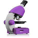 Microscope Microscope 40x-640x - BRESSER JUNIOR - Eclairage LED - kit d'experimentation - violet