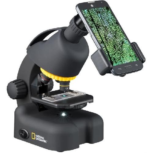 Microscope Microscope enfant - National Geographic - 40-640x - avec Adaptateur pour Smartphone