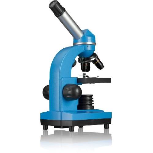 Microscope Microscope etudiant BIOLUX SEL - BRESSER JUNIOR - grossissement 40x-1600x - kit d'experimentation - bleu