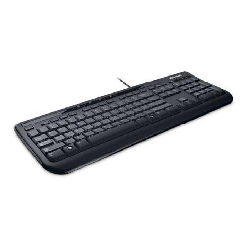 Pack Clavier - Souris MICROSOFT Wired Desktop 600 - Ensemble clavier et souris - Filaire USB - AZERTY