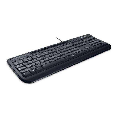 Pack Clavier - Souris MICROSOFT Wired Desktop 600 - Ensemble clavier et souris - Filaire USB - AZERTY