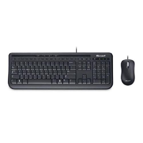 Pack Clavier - Souris MICROSOFT Wired Desktop 600 - Ensemble clavier et souris - Filaire USB - AZERTY