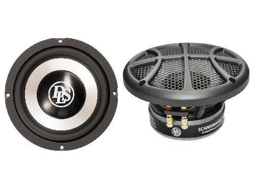 Autoradios : Enceintes - Haut-parleurs Midwoofer 16.5cm Scandinavia avec cone Aluminium 200 WRMS