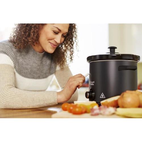 Mijoteur Electrique Mijoteur - RUSSELL HOBBS - 24180-56 - 200 W - 3.5 L - 4 portions - 2 craies - Ardoise