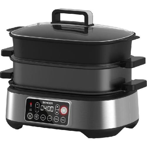 Mijoteur Electrique Mijoteuse et grill multifonction - SENCOR - SPR 6300BK - 6 L - Noir