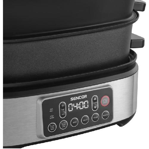 Mijoteur Electrique Mijoteuse et grill multifonction - SENCOR - SPR 6300BK - 6 L - Noir