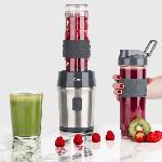 Blender Mini blender avec gourdes incluses - HKoeNIG - SMOO9 - 570 ml - 300 W - Sans BPA - Noir