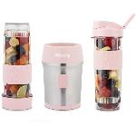 Blender Mini blender - SMOO12 - 300 W - 570 mL - Rose pastel - 2 gourdes incluses