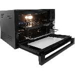 Mini-four - Rotissoire Mini-four - BEKO - BMF30QVB - 30 L - Multifonction - Chaleur brassee - Ecran LED - 7 fonctions - Noir