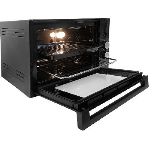 Mini-four - Rotissoire Mini-four - BEKO - BMF30QVB - 30 L - Multifonction - Chaleur brassee - Ecran LED - 7 fonctions - Noir