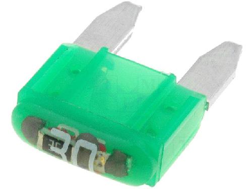 Fusibles pour auto ATO Mini Mini Fusible 30A 12VDC 10.9mm MINI avec LED