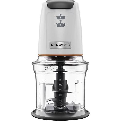 Hachoir Electrique Mini-hachoir - KENWOOD - CHP61.100WH - 500 W - 0.8 L - 4 lames en acier inoxydable - Blanc