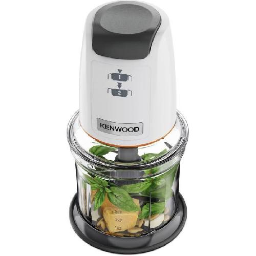 Hachoir Electrique Mini-hachoir - KENWOOD - CHP61.100WH - 500 W - 0.8 L - 4 lames en acier inoxydable - Blanc